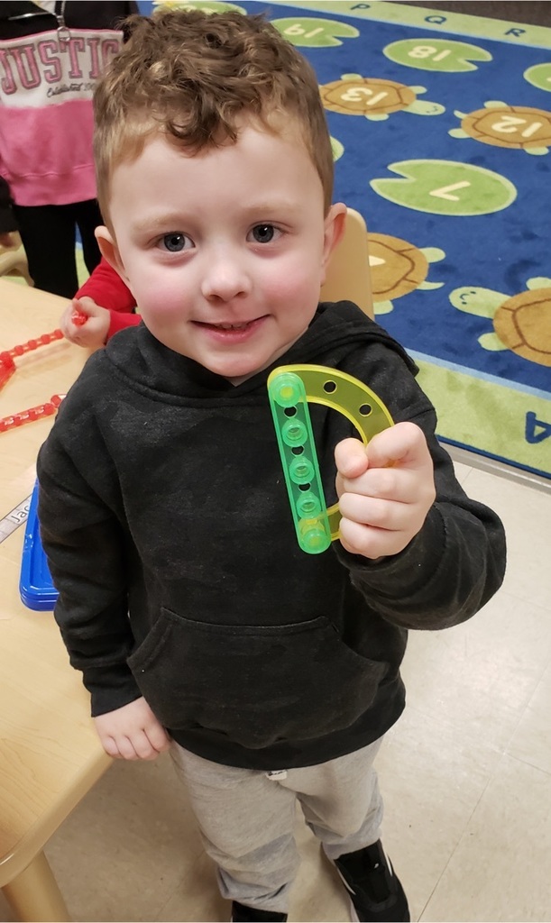 Ms. Newby and Mrs. Austin's Pre-K class has been working hard to learn their letters and letter sounds.  Today they made some of the letters they have been learning.